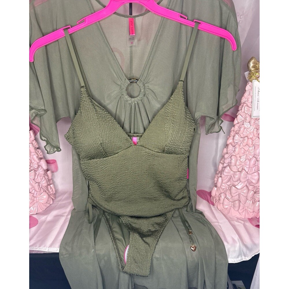 Betsey Johnson Swimsuit and Kimono, medium